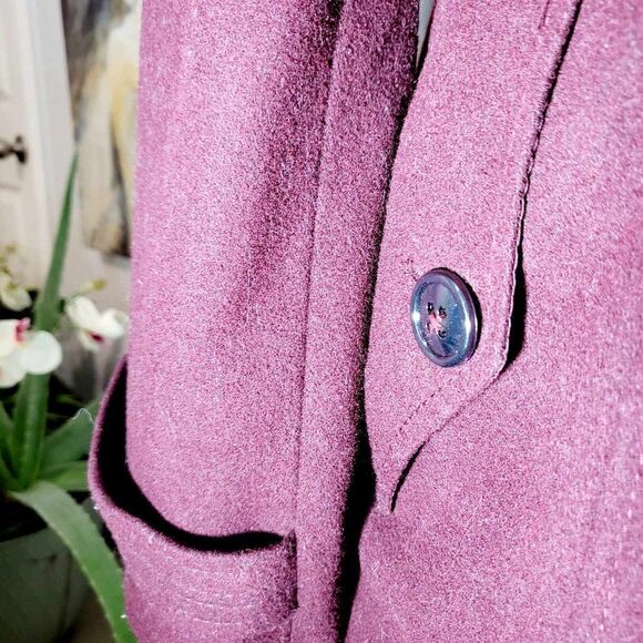 Used: APT 9 WOOL COAT. SIZE: SMALL, COLOR: MAROON - Picture 10 of 12